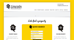 Desktop Screenshot of letsrentlincoln.com