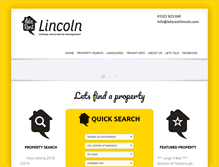 Tablet Screenshot of letsrentlincoln.com